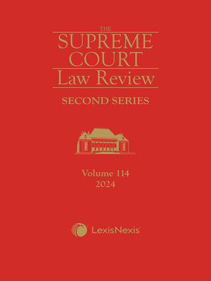 cover image of Supreme Court Law Review, 2nd Series